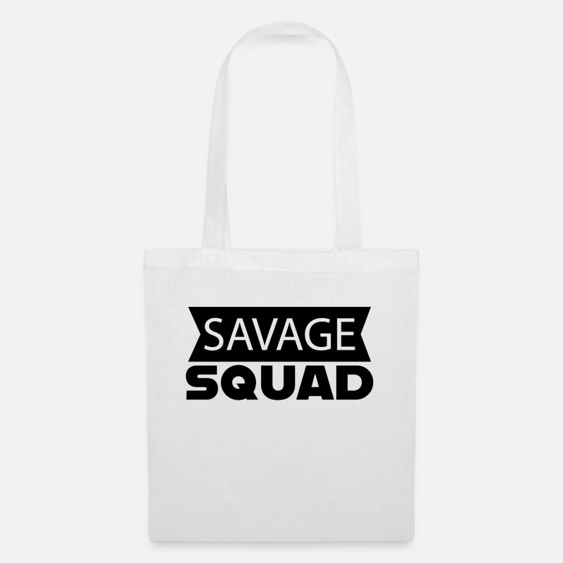 SAVAGE SQUAD - Stoffbeutel - Weiß