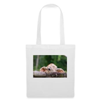 The little calf behind the barrier - Tote Bag - white - Front