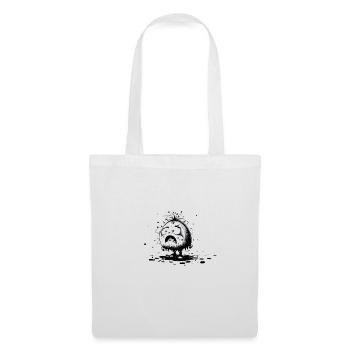 Cartoon Little Monster Ink Characters - Tote Bag - white - Front