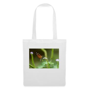 papillon - Sac en tissu - blanc - Devant