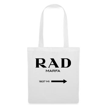 RAD MARFA 1837 MI USA - Stoffbeutel - Weiß - Vorne