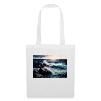 Sunrise over the sea - Tote Bag - white - Front