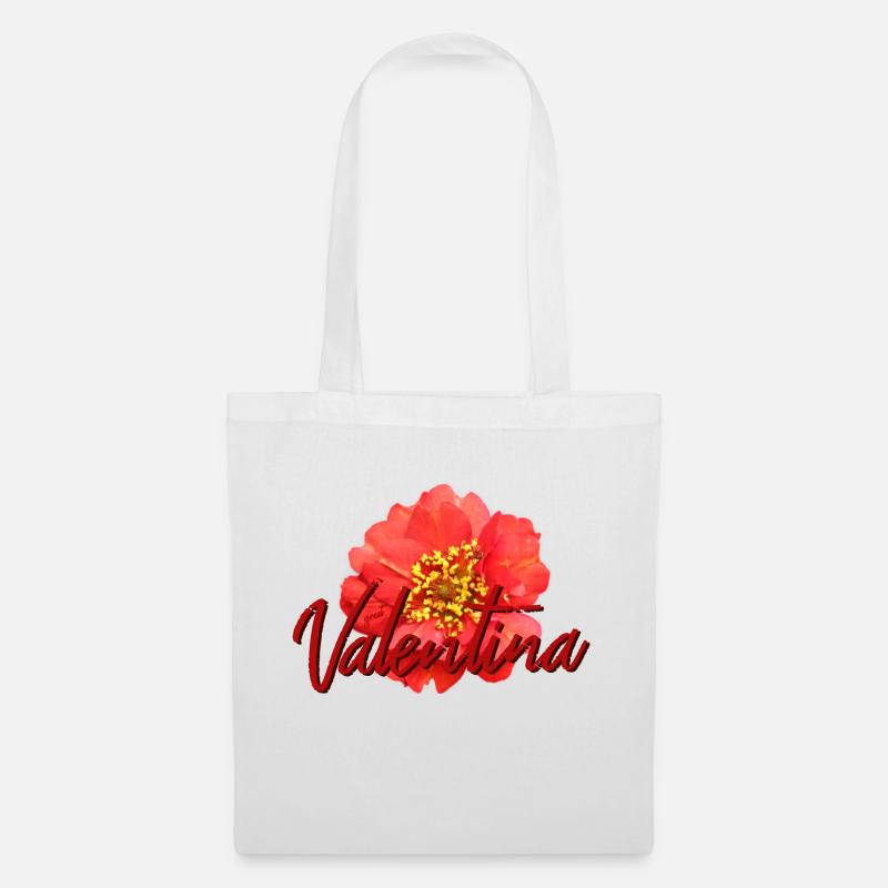 Valentina - Stoffbeutel - Weiß