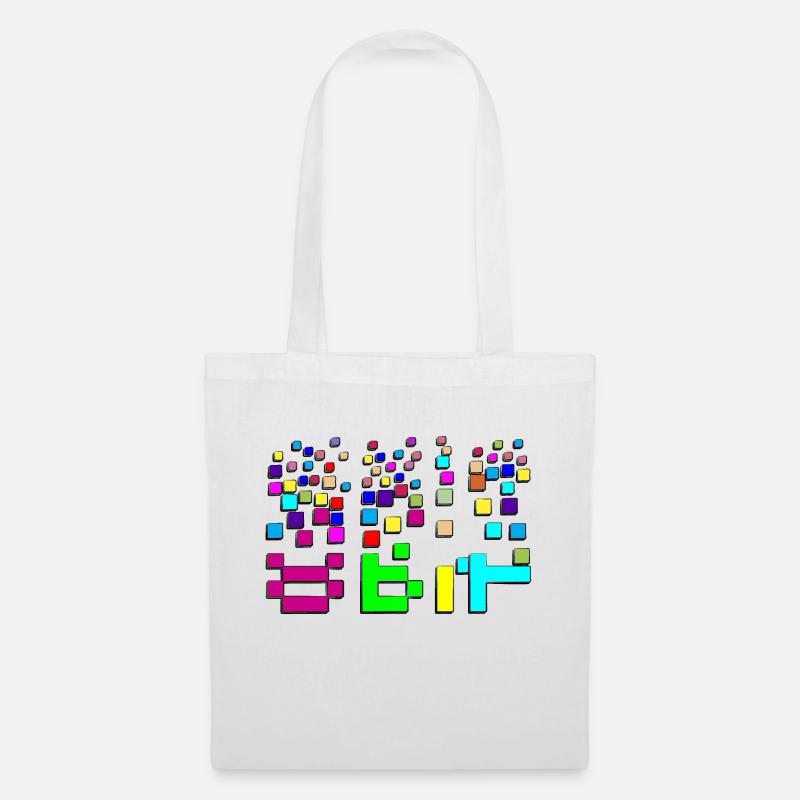 8-bit - Tote Bag - white