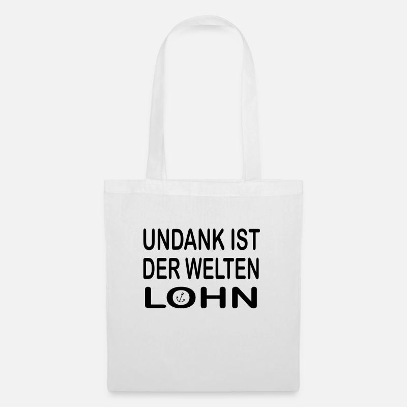 undank bl - Stoffbeutel - Weiß