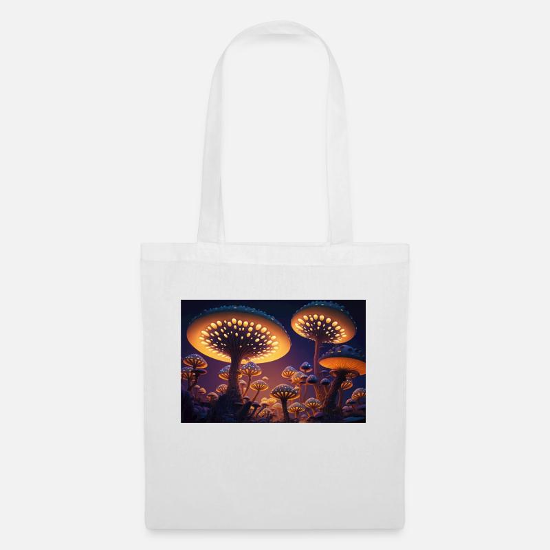 Ville champignon - Sac en tissu - blanc