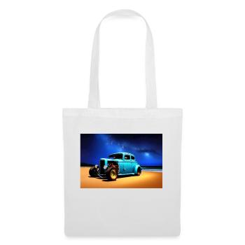 Hot Rod la nuit - Sac en tissu - blanc - Devant