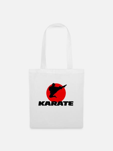 Karate - Stoffbeutel - Weiß