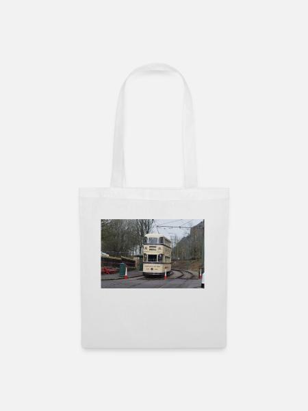 Sheffield's Last Tram - Tote Bag - white