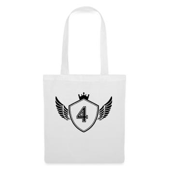 Armoiries 4 - Sac en tissu - blanc - Devant