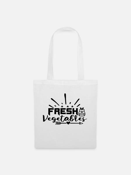 Fresh Vegetables - Stoffbeutel - Weiß