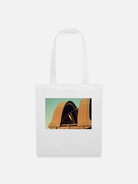 Telescope of Griffith Observatory in Los Angeles, - Tote Bag - white