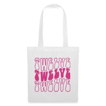 Douze 12e anniversaire pour les filles de 12 ans - Sac en tissu - blanc - Devant