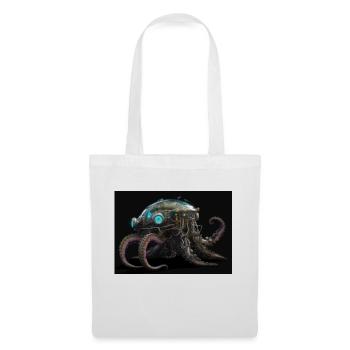 Neon Octopus - Tote Bag - white - Front