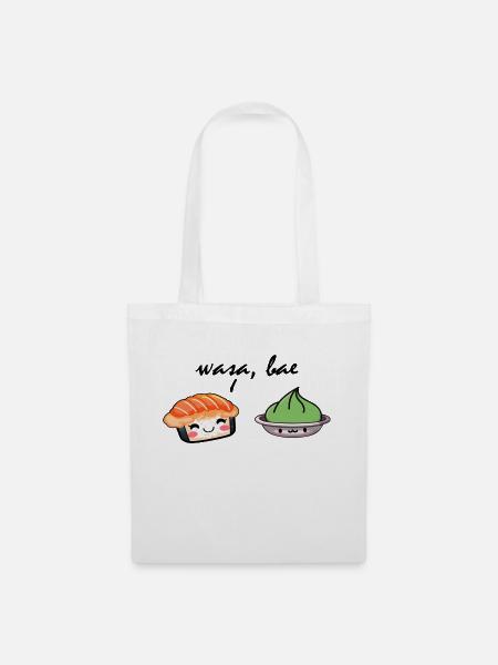wasa, bae Sushi Wasabi - Stoffbeutel - Weiß
