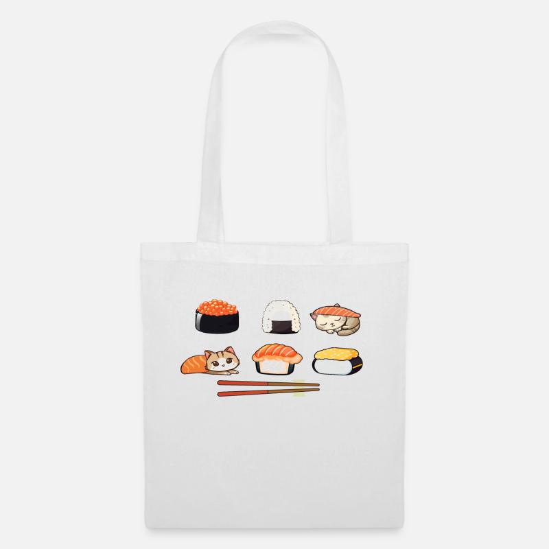 Sushi - Stoffbeutel - Weiß