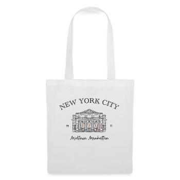 New York, Manhattan Midtown, États-Unis - Sac en tissu - blanc - Devant