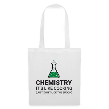 Chemistry, it's like cooking - Tote Bag - white - Front