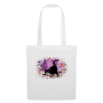 Cat - Tote Bag - white - Front
