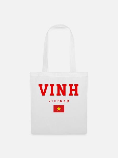 Vinh Vietnam - Stoffbeutel - Weiß