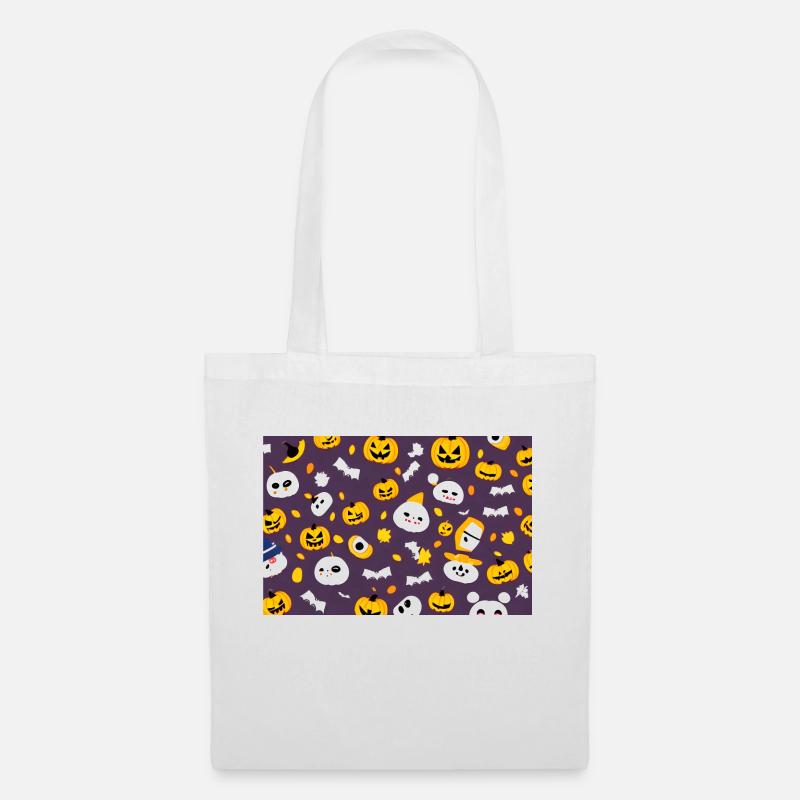 Halloween pumpkin - Tote Bag - white