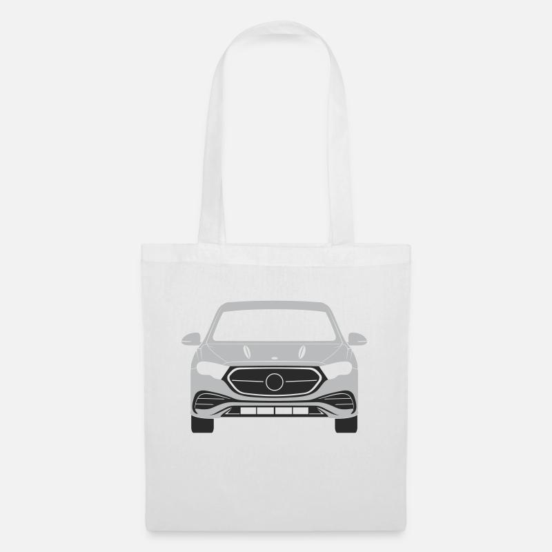 E Class Front Silhouette - Tote Bag - white