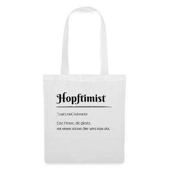 Weisheiten Sprüche Bier - Stoffbeutel - Weiß - Vorne