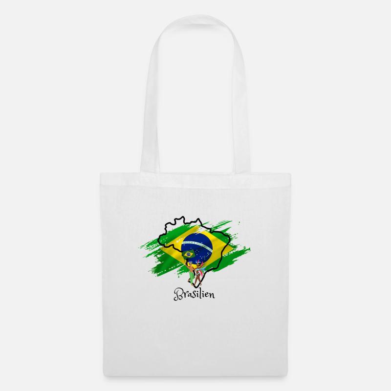 Ich liebe Brasilien - Stoffbeutel - Weiß
