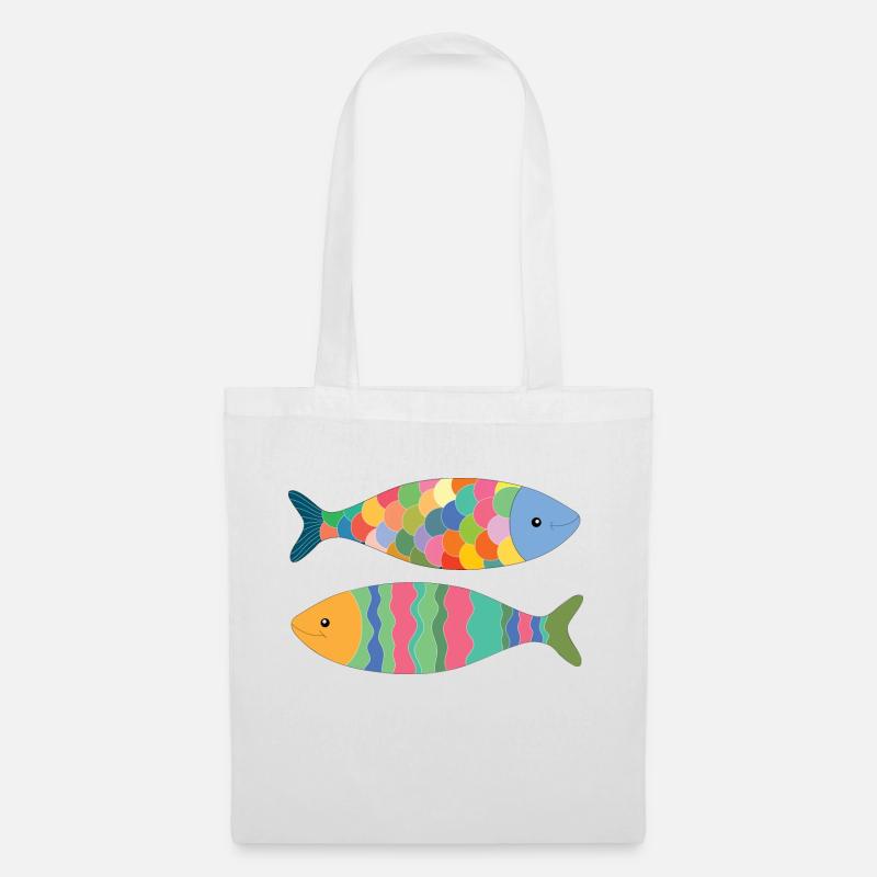 Fish - Stoffbeutel - Weiß