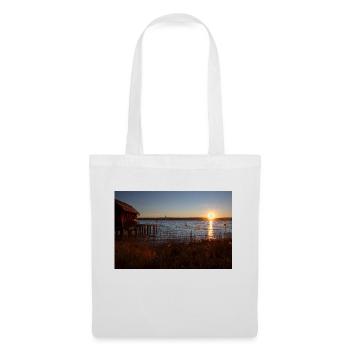 Lever du soleil au lac Ammersee - Sac en tissu - blanc - Devant