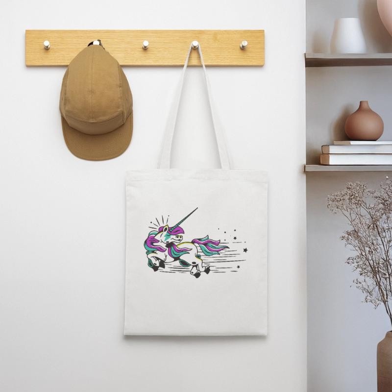 Fliegendes Einhorn Stoffbeutel