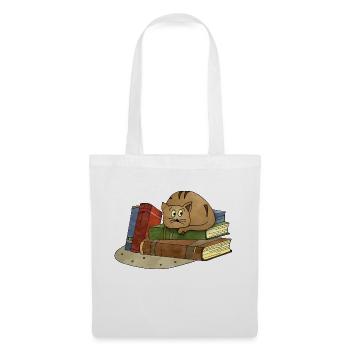 Cat - Tote Bag - white - Front