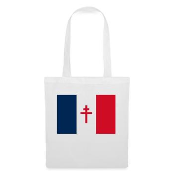 Drapeau de la FFL - Sac en tissu - blanc - Devant