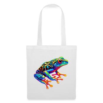 Grenouille - Sac en tissu - blanc - Devant
