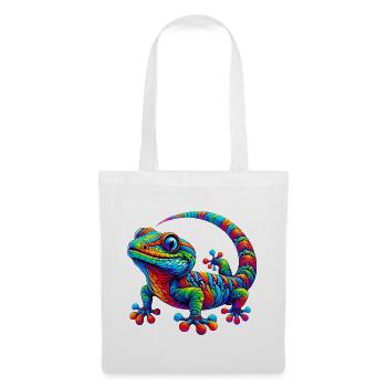 Gecko - Sac en tissu - blanc - Devant