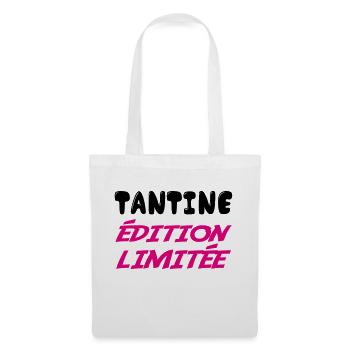 TANTINE édition limitée - Sac en tissu - blanc - Devant