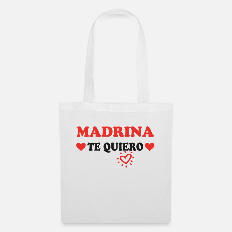 MADRINA Te quiero - Stoffbeutel - Weiß