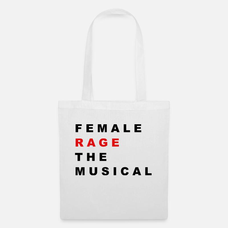 FEMALE RAGE - Stoffbeutel - Weiß