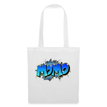 Graffiti First Name MOMO - Tote Bag - white - Front