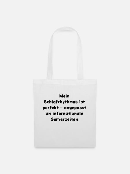 Typisch-Gamer - Stoffbeutel - Weiß