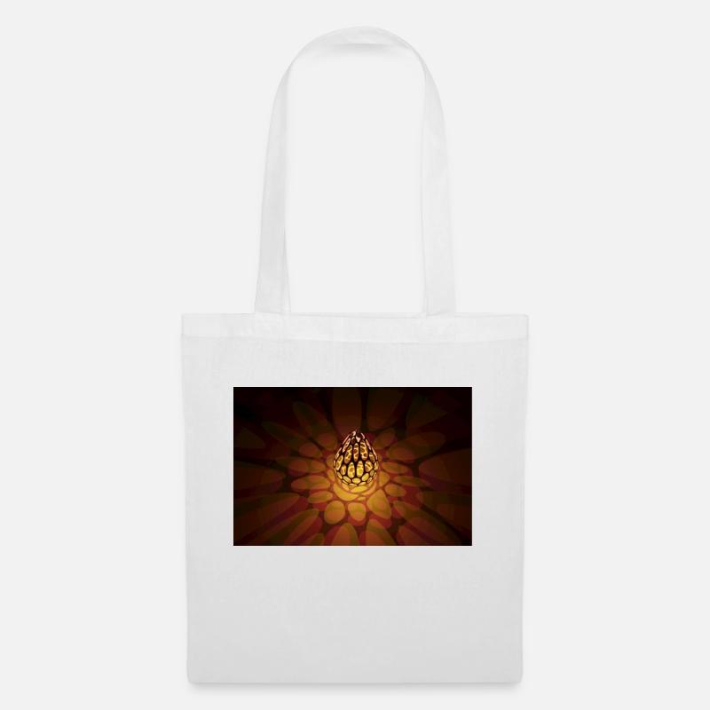 LIGHT VORONOÏ - Sac en tissu - blanc