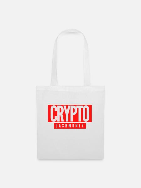 CRYPTO CASHMONEY - Stoffbeutel - Weiß