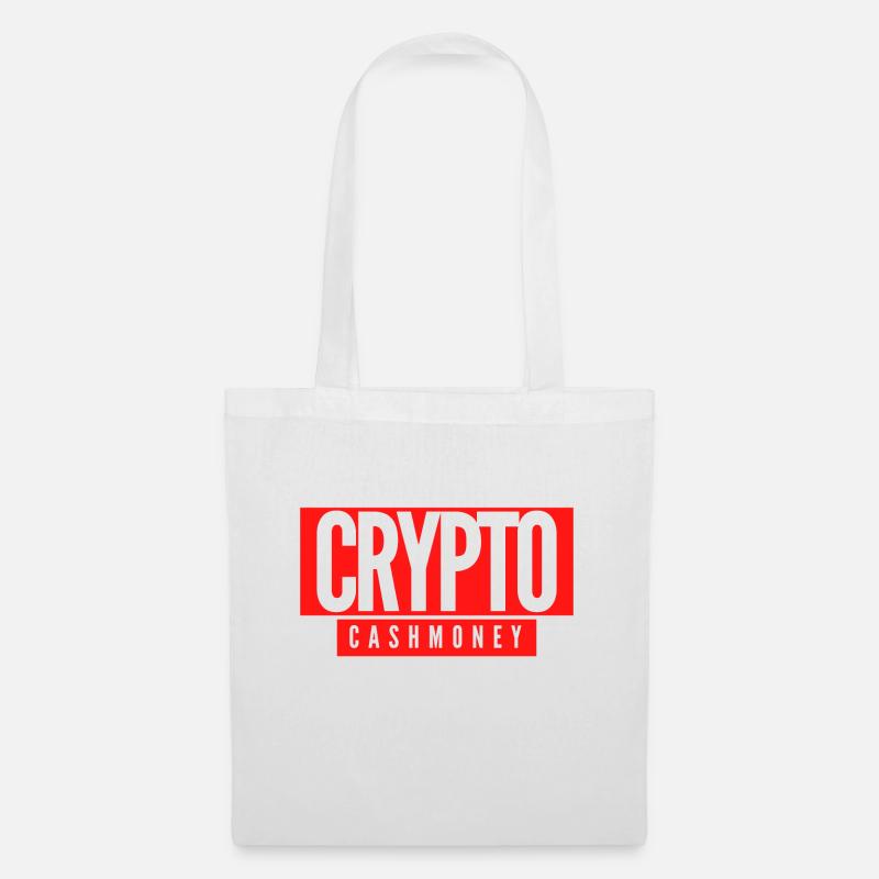 CRYPTO CASHMONEY - Stoffbeutel - Weiß