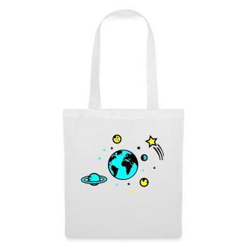 Univers 02 - Sac en tissu - blanc - Devant
