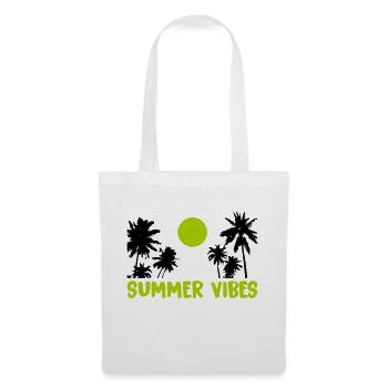 Ambiance estivale - Sac en tissu - blanc - Devant