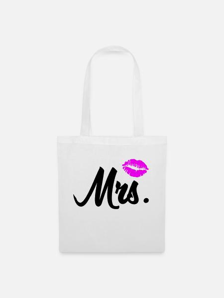 mrs - Stoffbeutel - Weiß