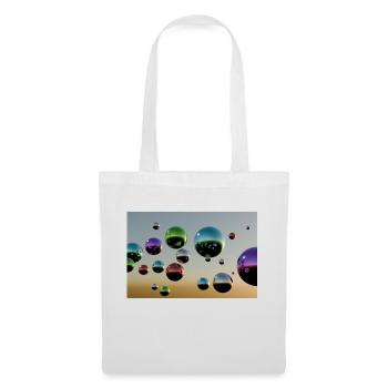 Bulle multicolore - Sac en tissu - blanc - Devant