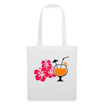 Hawaii Hibiscus Cocktail Drink - Tote Bag - white - Front