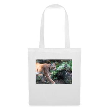 Lynx d’Eurasie ou lynx du Nord - Sac en tissu - blanc - Devant
