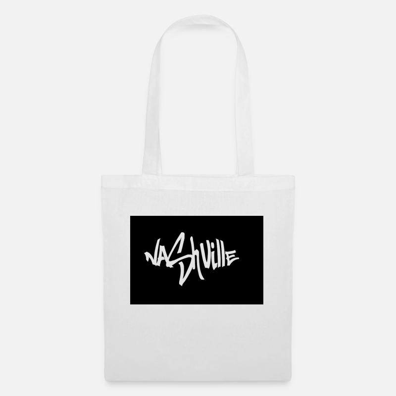 Edgy Nashville Vibes - Stoffbeutel - Weiß